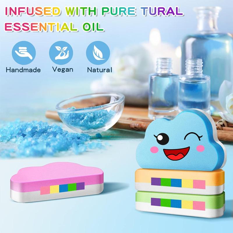 Rainbow Bath Bombs for Kids