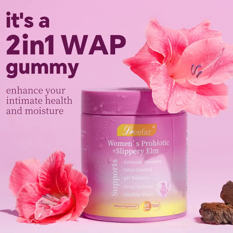 Leefar Feminine Balance Probiotic Gummies – Hawaiian Pineapple