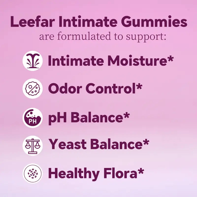 Leefar Feminine Balance Probiotic Gummies – Hawaiian Pineapple