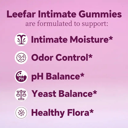 Leefar Feminine Balance Probiotic Gummies – Hawaiian Pineapple